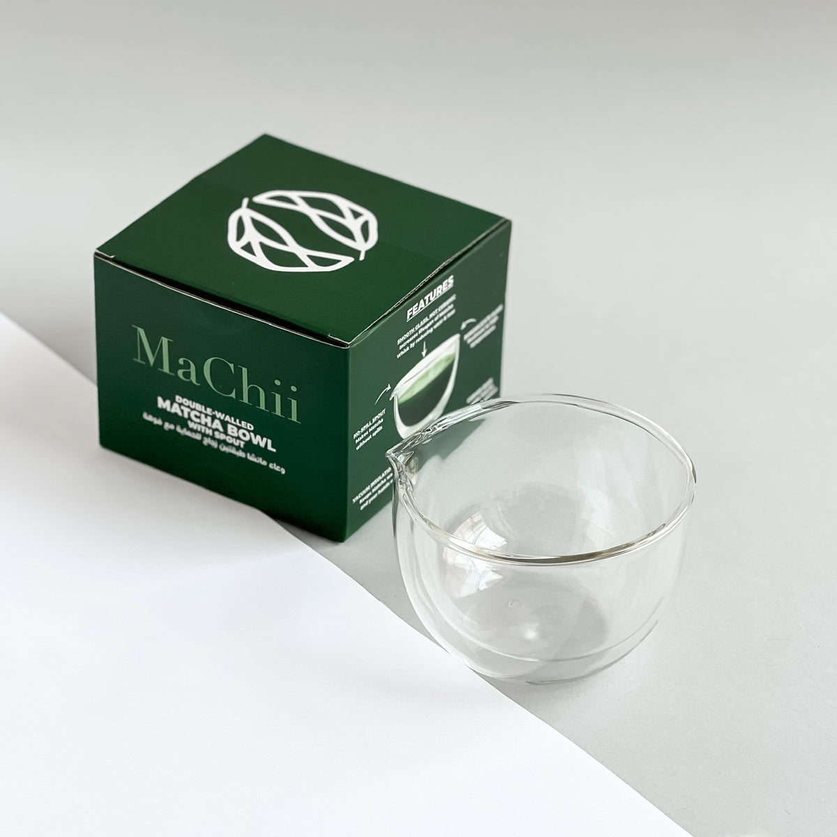 Warmte Geïsoleerde Dubbelwandige Glazen Matcha Kom Warmte Geïsoleerde Dubbelwandige Glazen Matcha Kom
